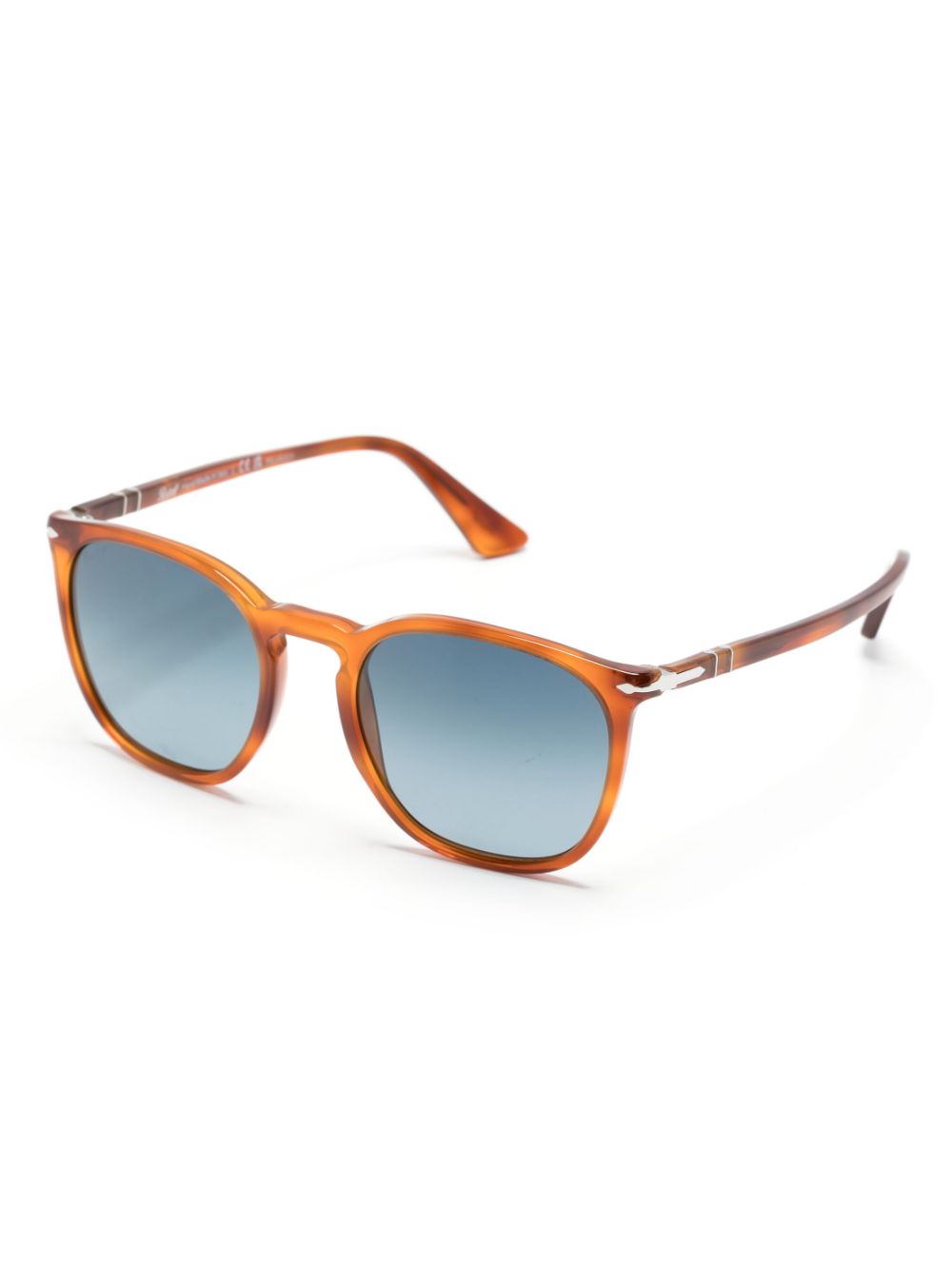 Persol PO3316S zonnebril met rond montuur - Oranje