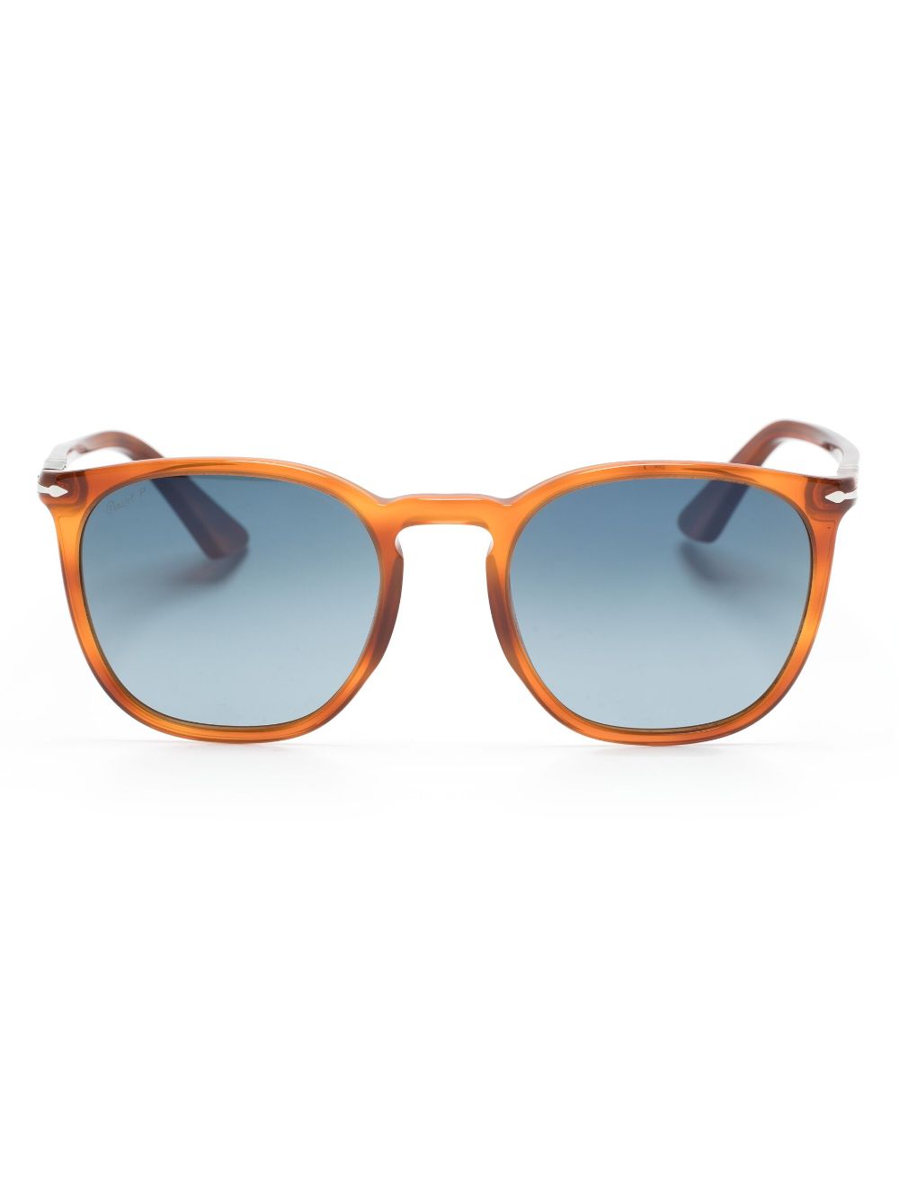 Persol PO3316S zonnebril met rond montuur Oranje