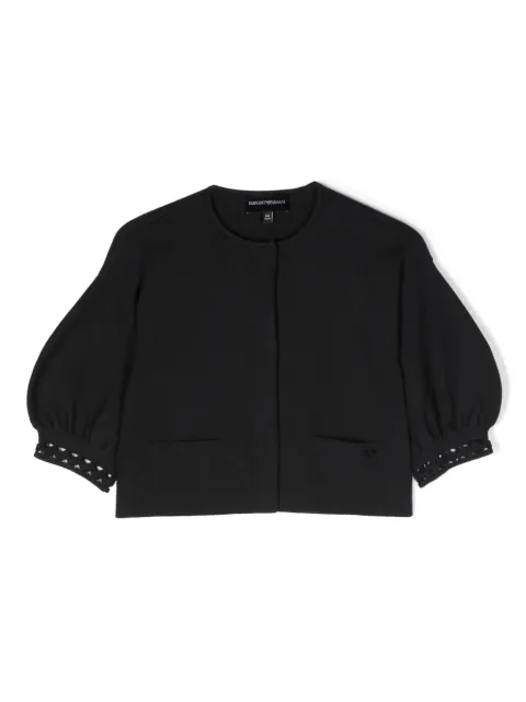 Emporio Armani Kids cut-out detail top