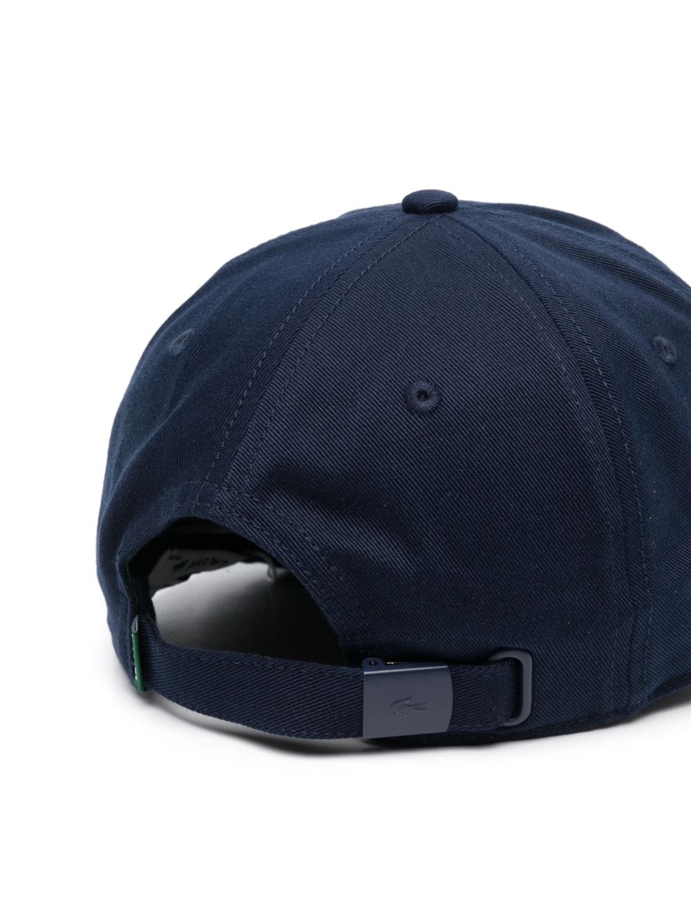 Shop Lacoste Logo-patch Curved-peak Cap In Blue