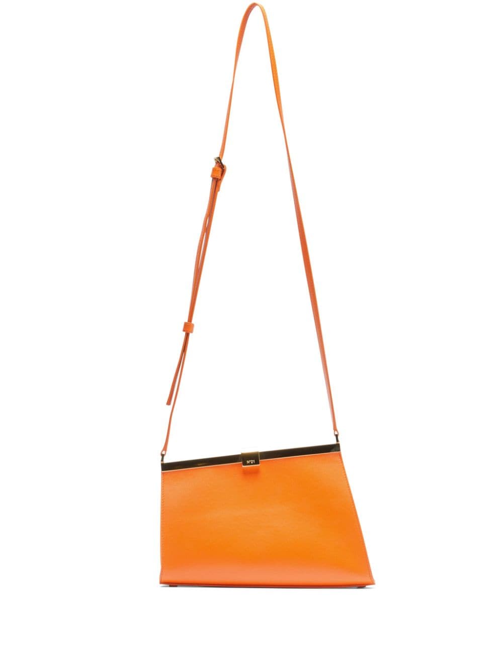 N°21 Small Jeanne Leather Shoulder Bag In Orange