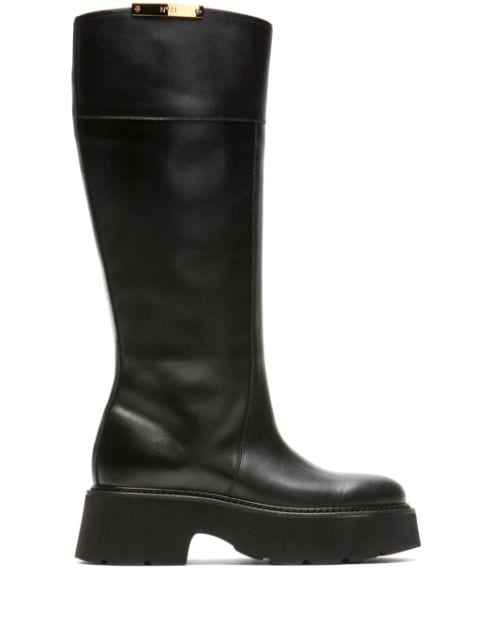 Nº21 Schuhe knee-high leather boots