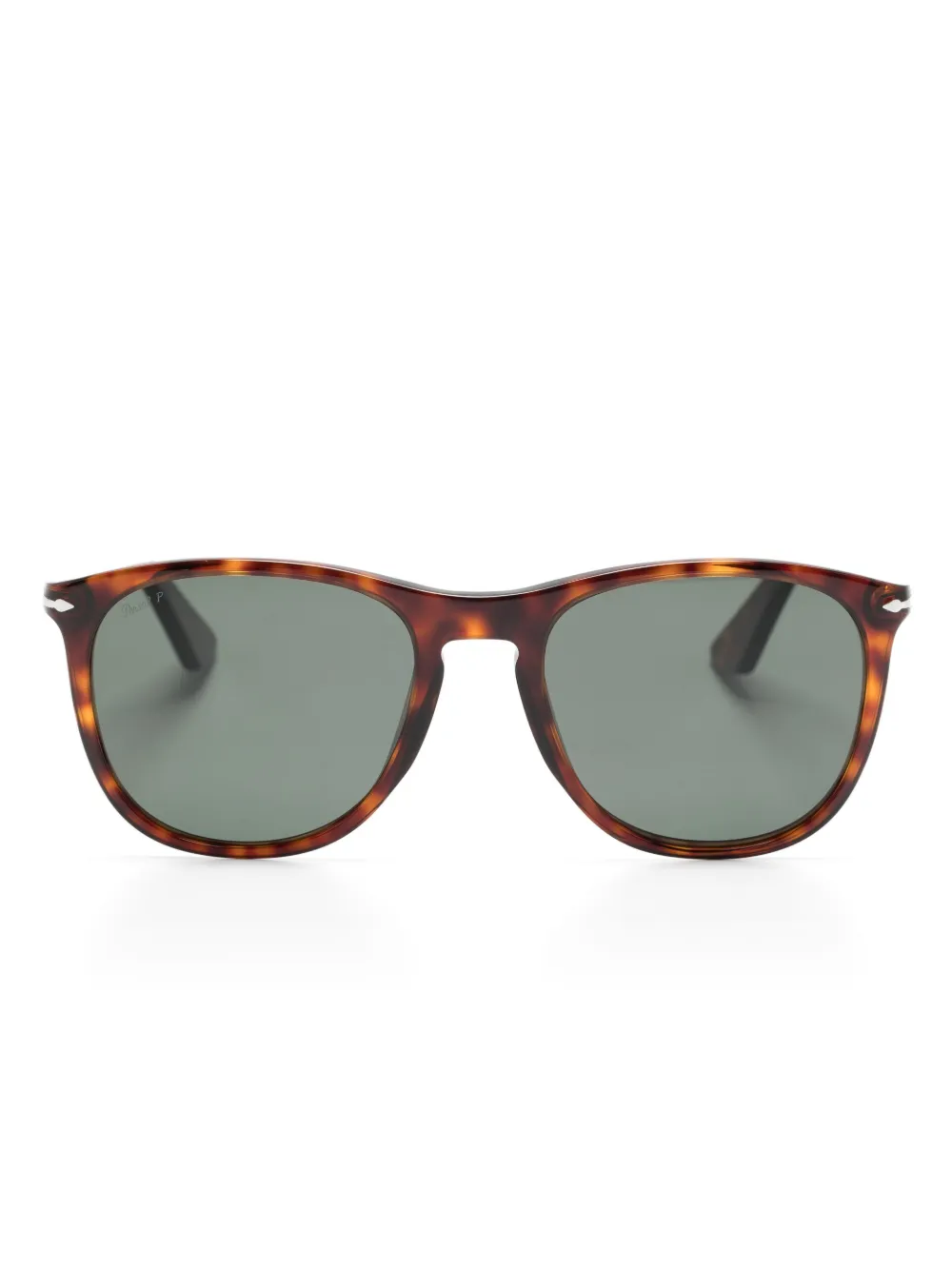 Shop Persol Po3314s Tortoiseshell-effect Sunglasses In Brown