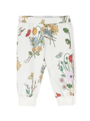 Roberto Cavalli Junior Strawberry And butterfly-print Leggings