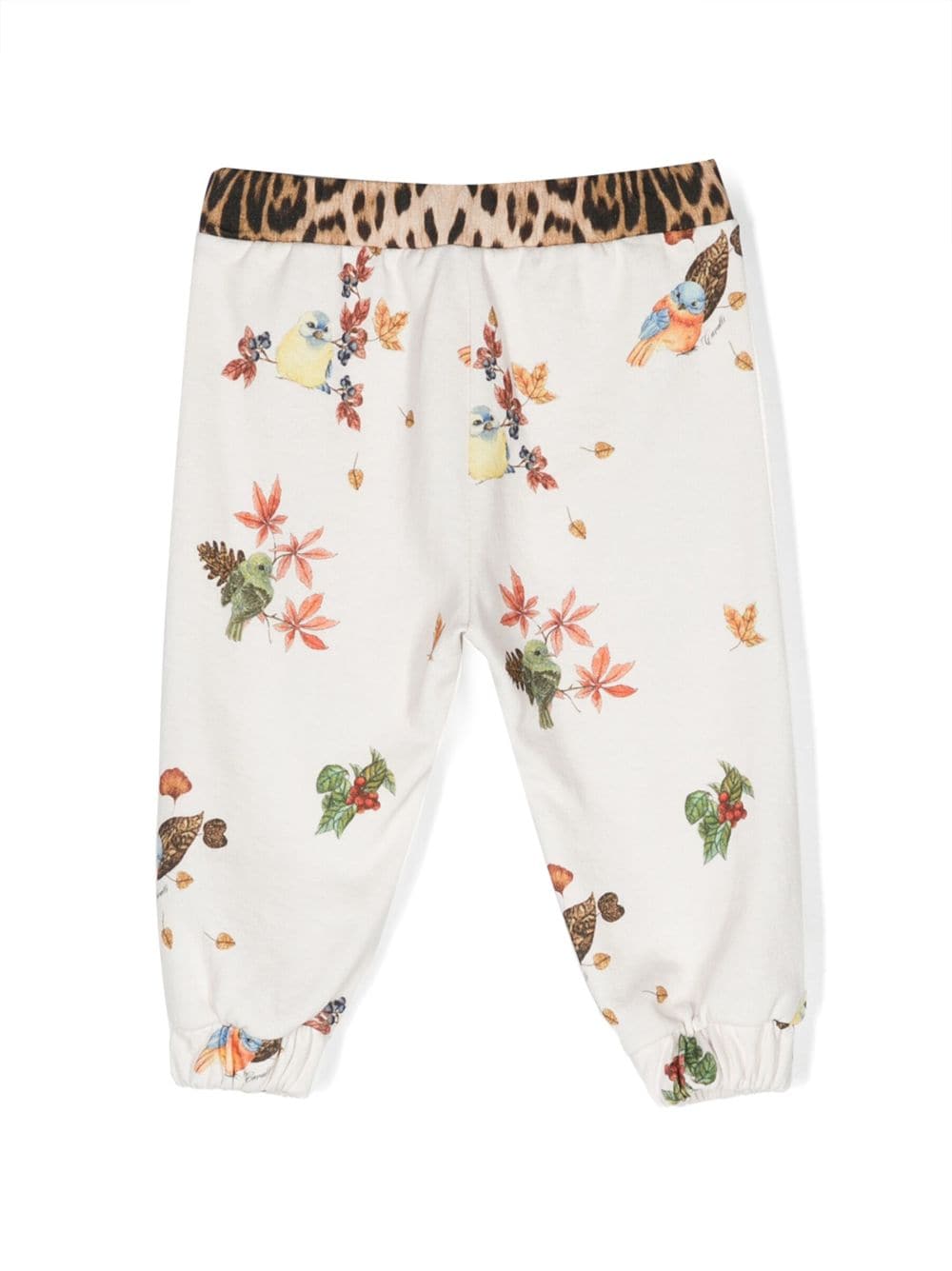 Roberto Cavalli Junior Trainingsbroek met bloemenprint - Roze