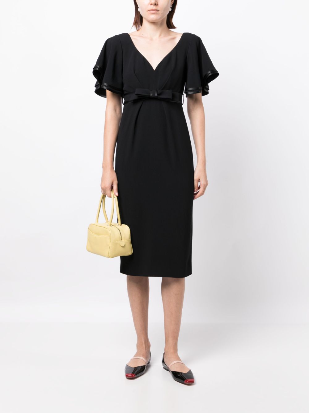 JANE Midi-jurk - Zwart