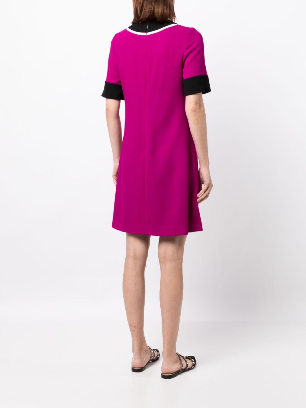 Shop Jane Rio Wool Minidress In Purple