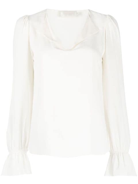 JANE Robbie V-neck blouse