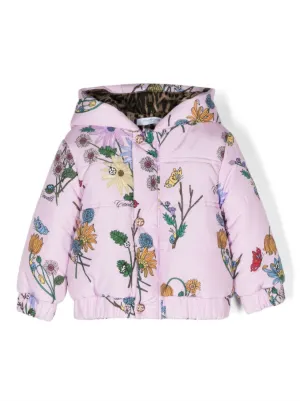 キッズroberto cavalli ダウンコート ジャケット レオパード柄  