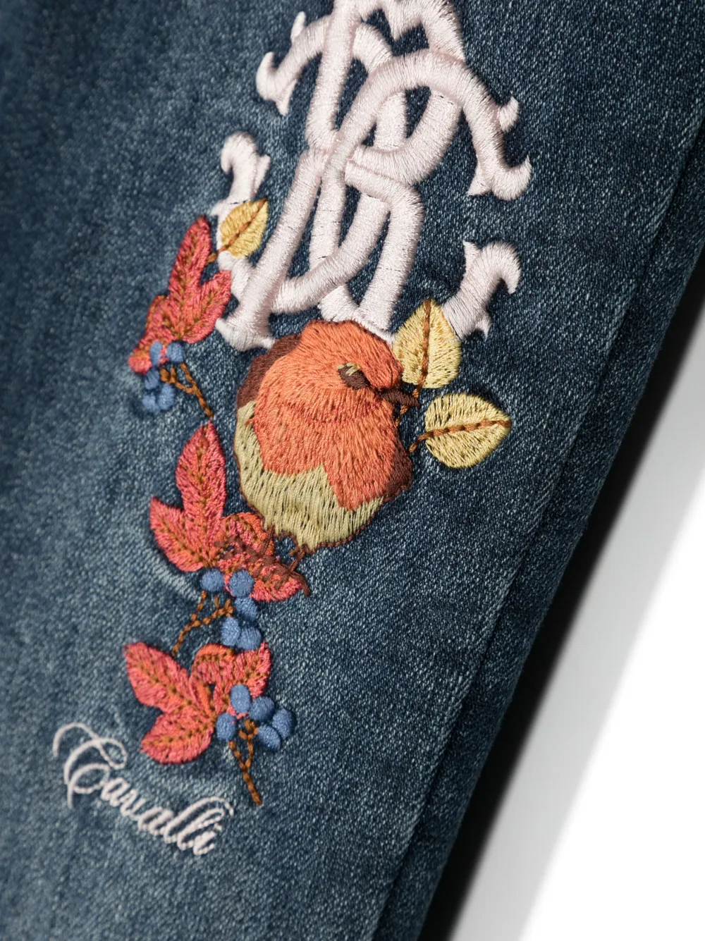 Roberto Cavalli Junior Skinny jeans Blauw