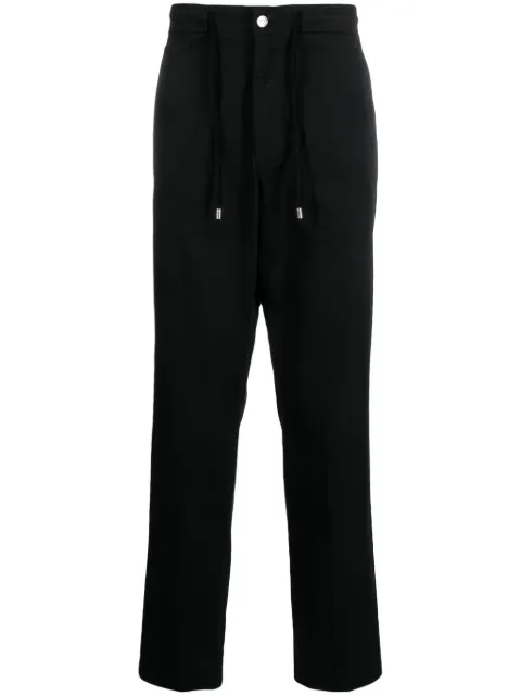 Roberto Cavalli logo-embroidered cotton trousers