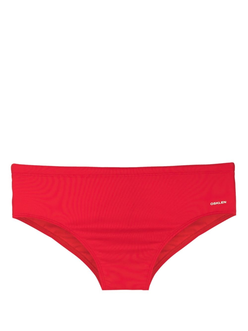 Osklen Montaria Logo-print Swim Trunks In Red