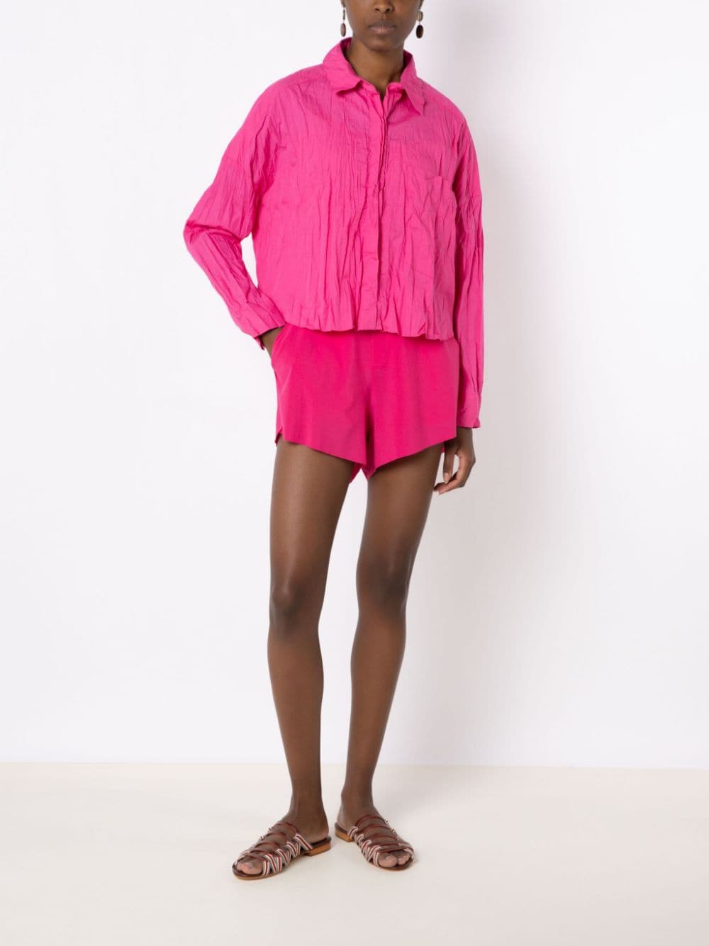 Osklen High waist shorts - Roze