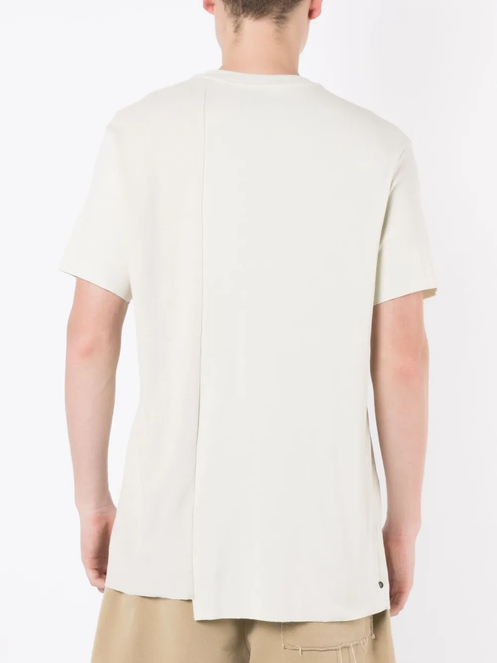 Osklen Asymmetrisch T-shirt Beige