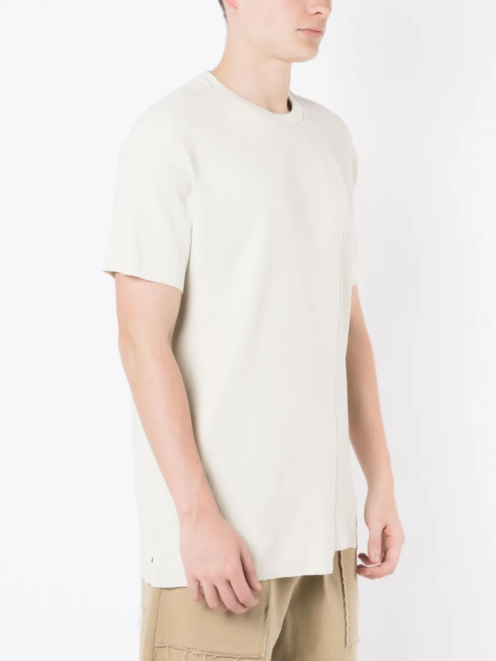 Osklen Asymmetrisch T-shirt Beige