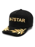 DSQUARED2 24-7 Star cotton cap - Black