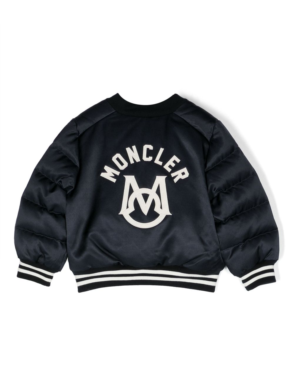 Moncler Enfant padded baseball jacket - Blauw