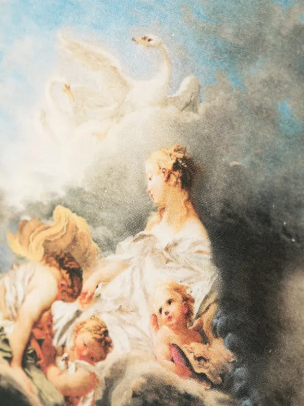 Roberto Cavalli Junior graphic-print Cotton Baby Nest Blue