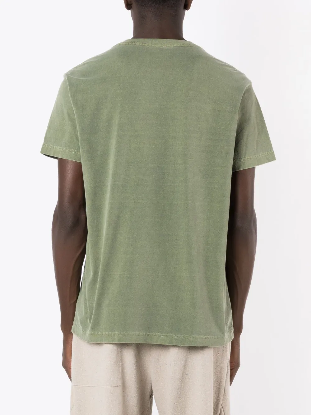 Osklen T-shirt met logoprint Groen