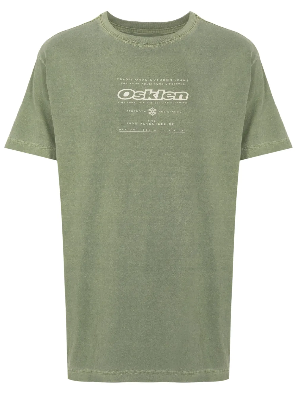 Osklen Camiseta com estampa de logo | Verde | Image 1