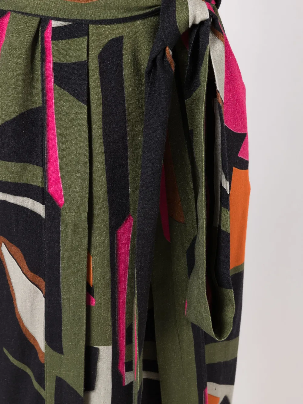 Osklen Gewickeltes Maxikleid Mit Print In Multicolour