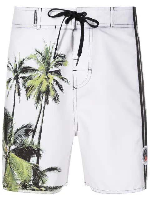 Osklen Coconut Trees Bermuda swim shorts