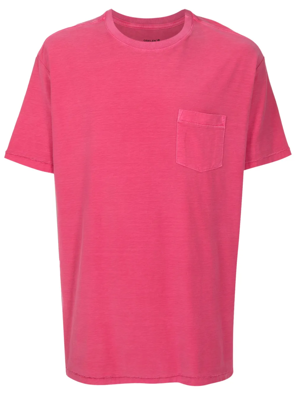 Osklen T-shirt met opgestikte zak Roze