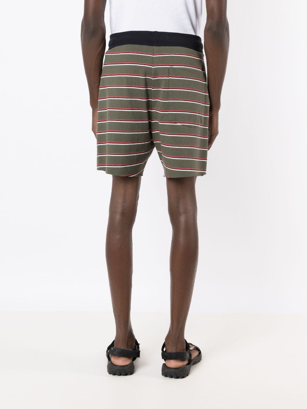 Osklen Gestreepte Bermuda shorts Groen