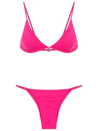 Osklen Triangulo two piece Bikini Set Pink FARFETCH UK