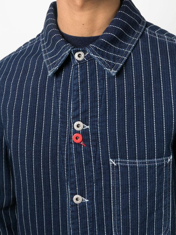 Kenzo contrasting stitch Denim Jacket   Farfetch