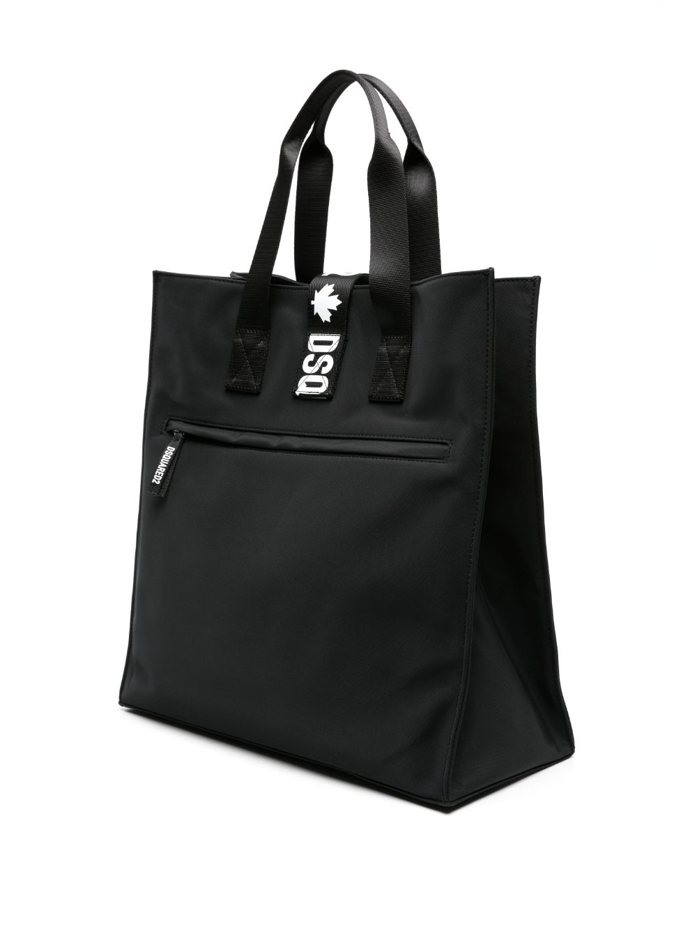 Shop Dsquared2 Logo-strap Tote Bag In Black