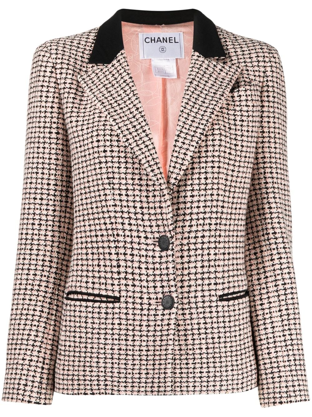 CHANEL Pre-Owned 2002 single-breasted tweed jacket