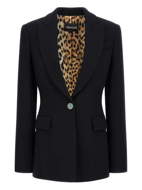 Roberto Cavalli single-button blazer 