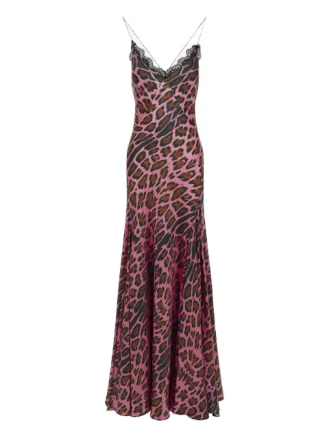 Roberto Cavalli leopard-print maxi dress