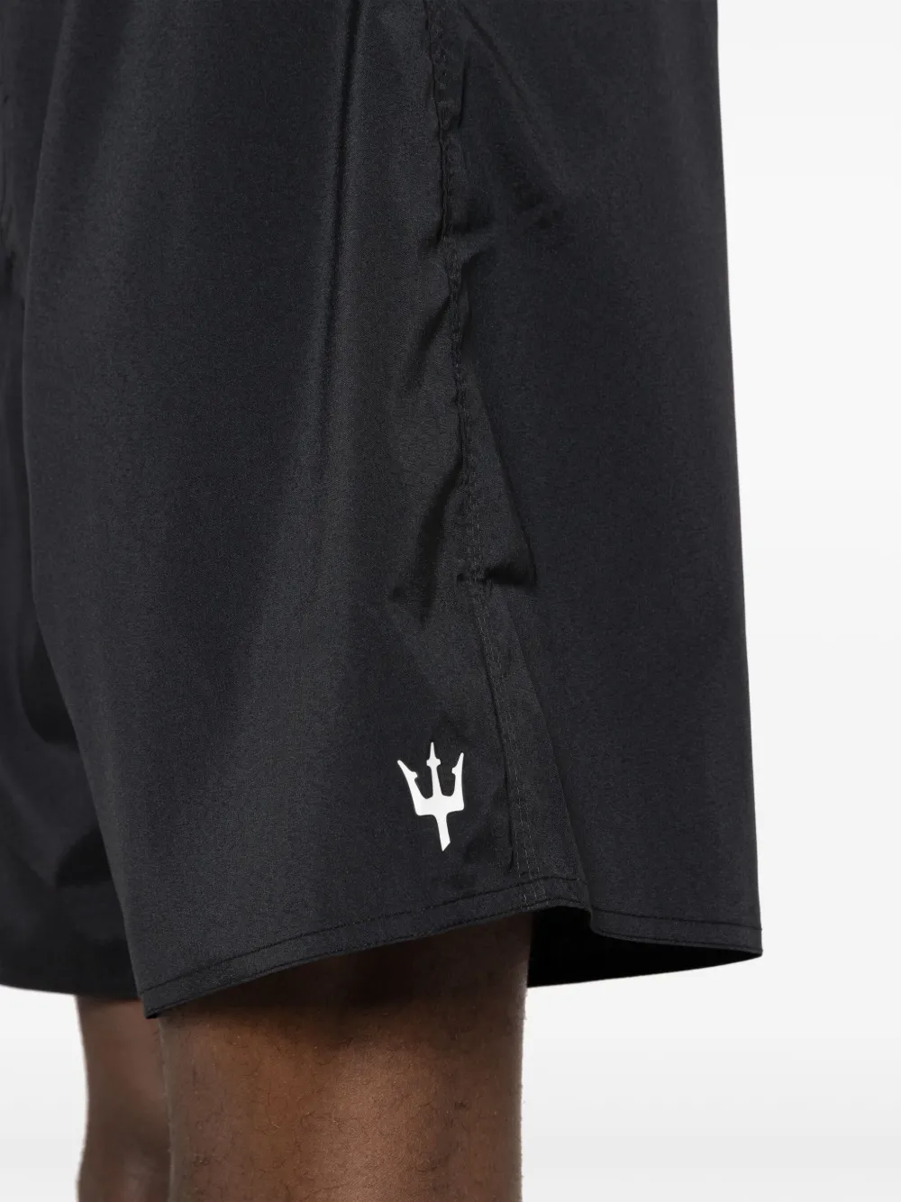 Osklen Aquaone zwembroek met logoprint Zwart