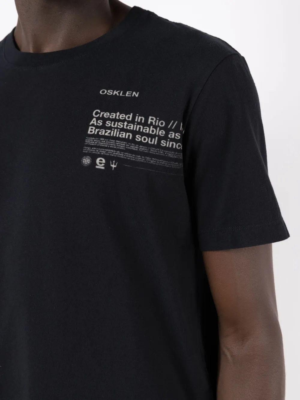 Osklen T-shirt met pre-owned Zwart