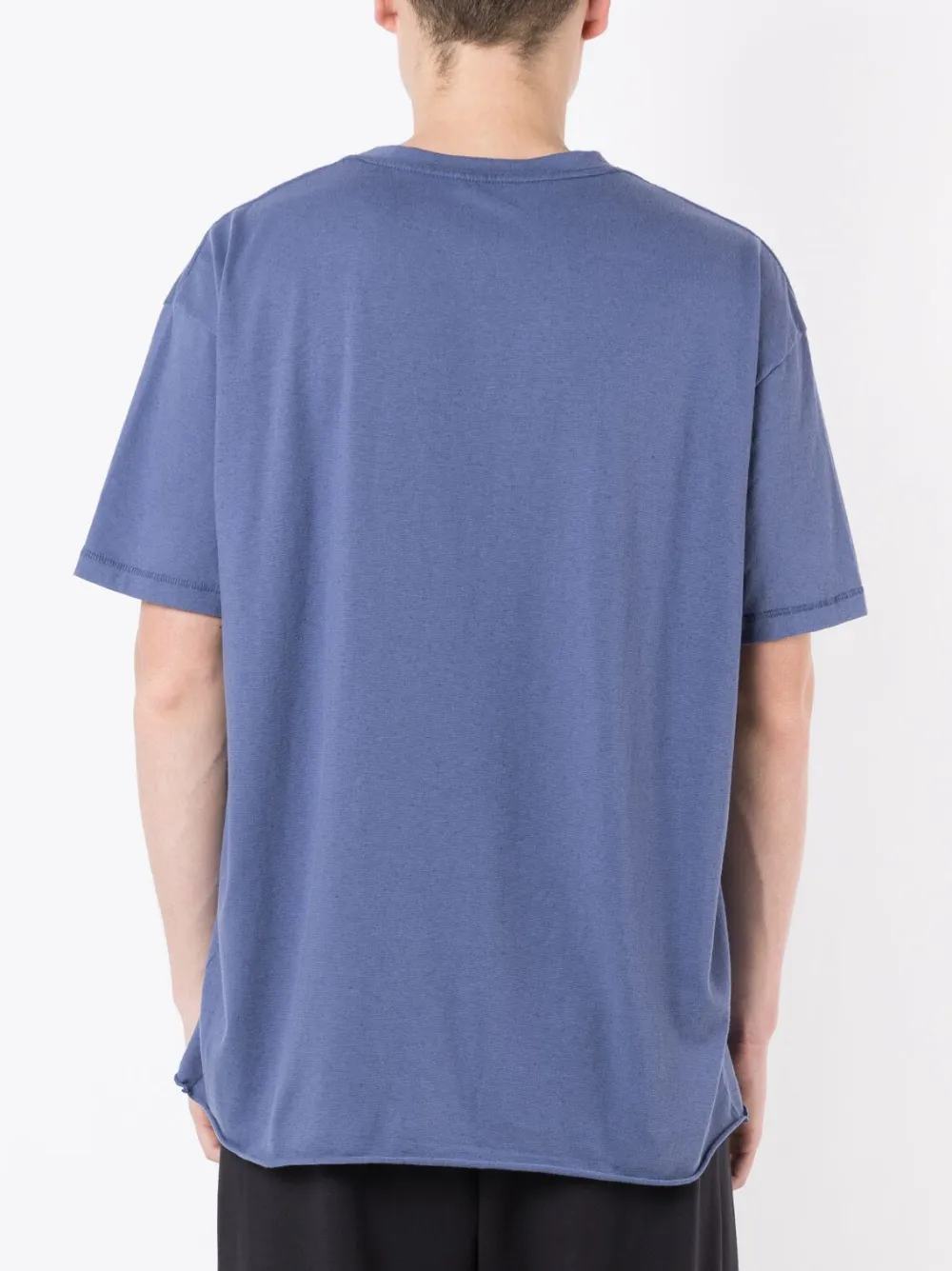 Osklen T-shirt met palmboomprint Blauw