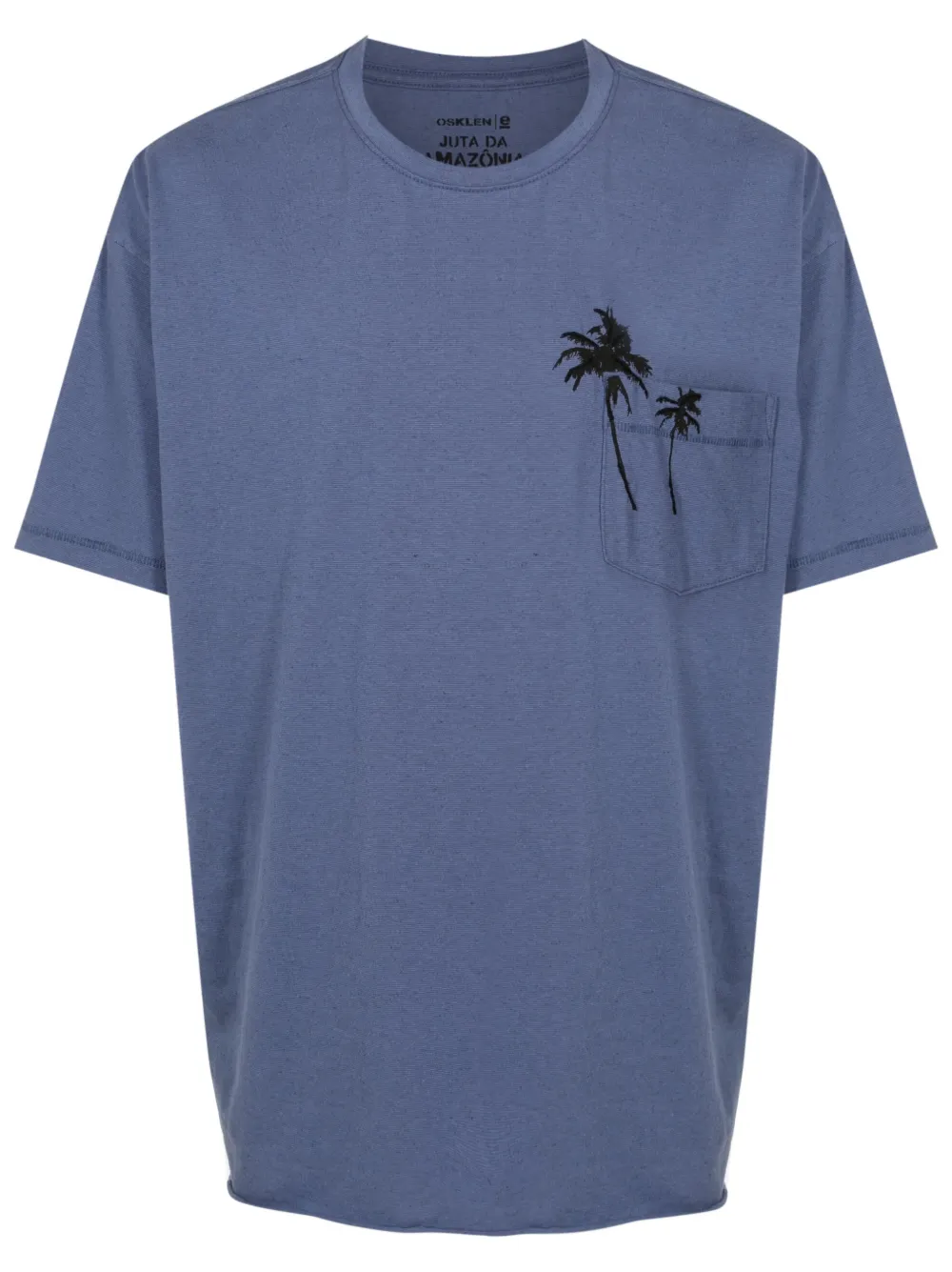 Osklen Camiseta com estampa de palmeira | Azul | Image 1