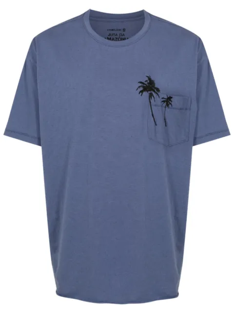 Osklen Camiseta com estampa de palmeira