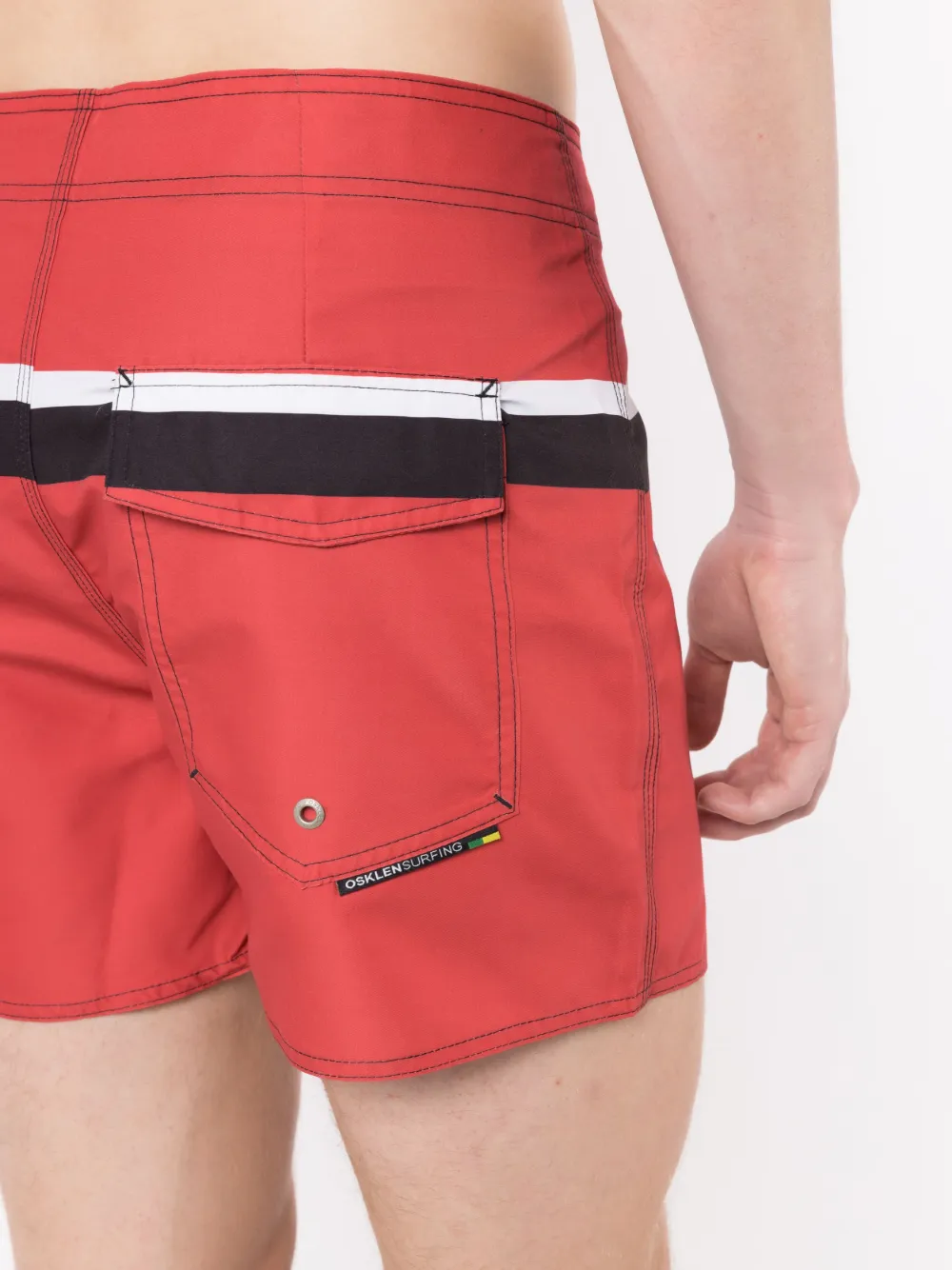 Osklen Surf Sunset Badeshorts In Red