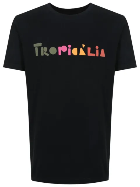 Osklen playera con eslogan estampado