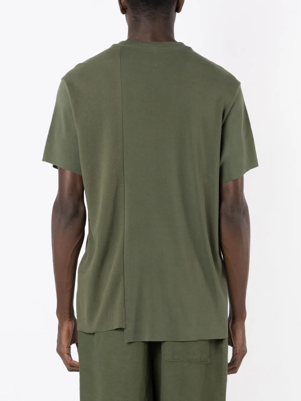 Osklen T-shirt met vlakken Groen
