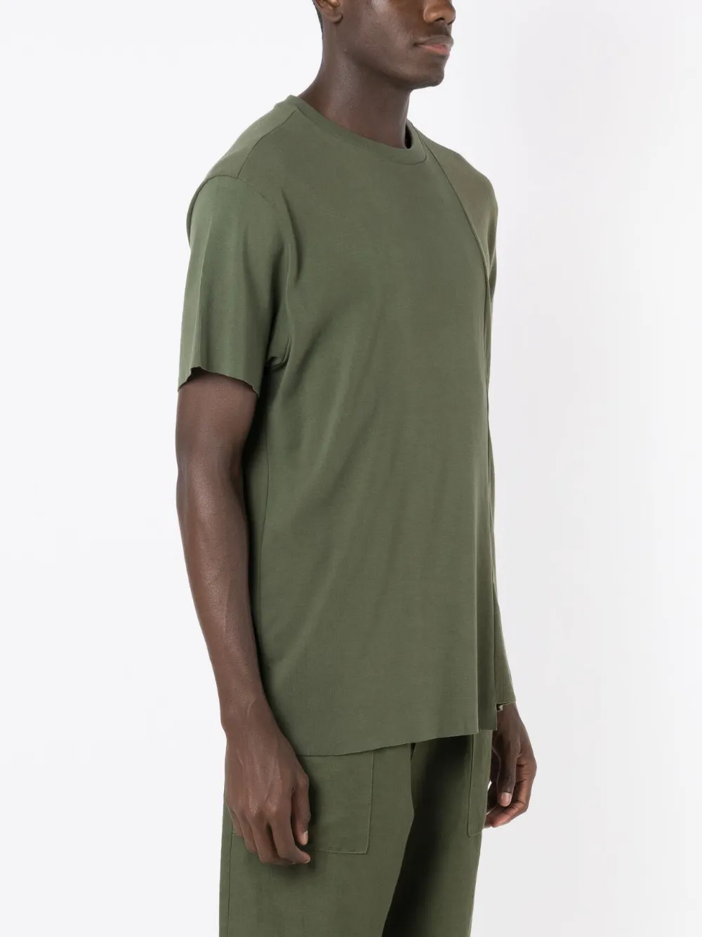 Osklen T-shirt met vlakken Groen