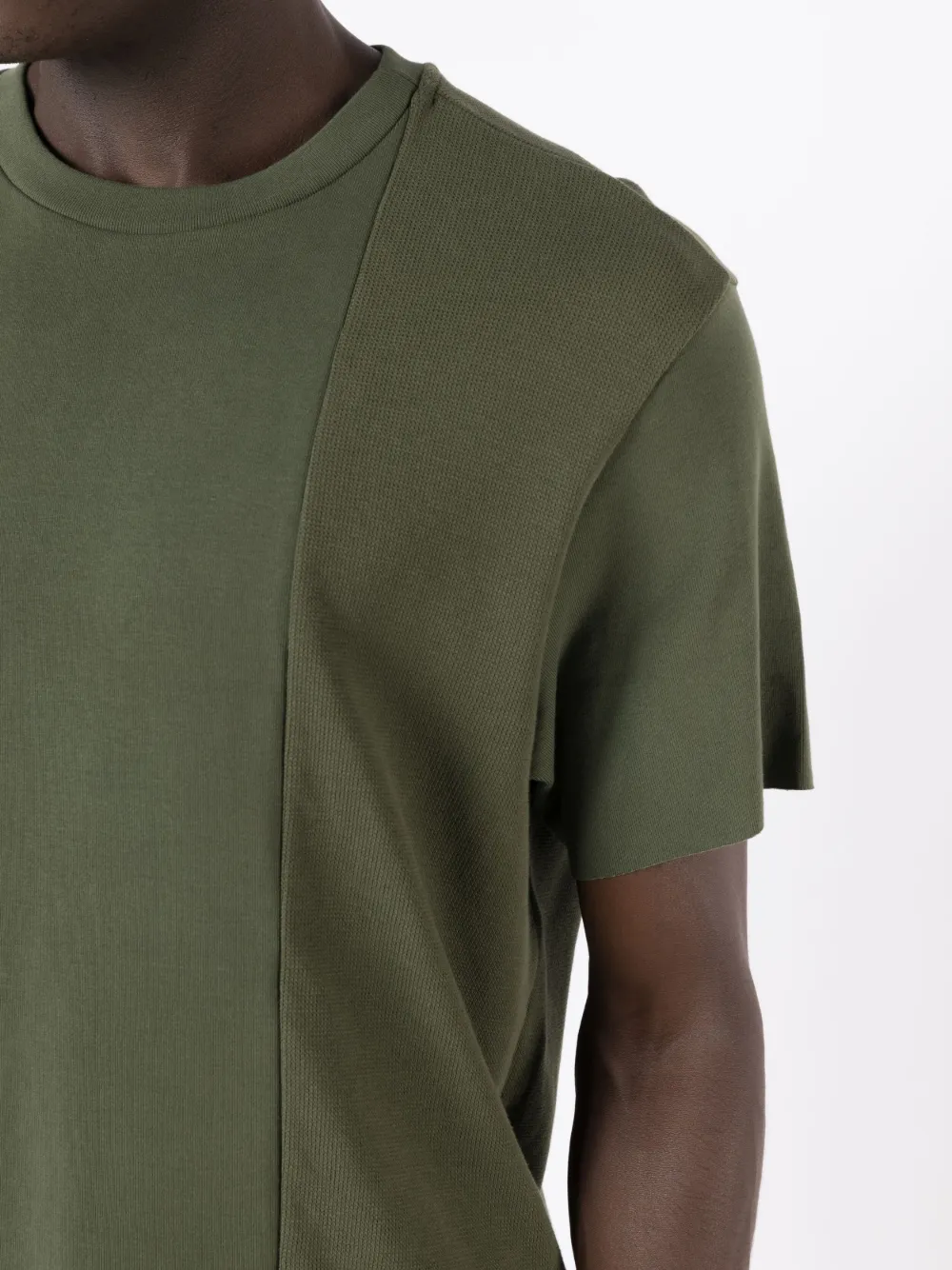 Osklen T-shirt met vlakken Groen