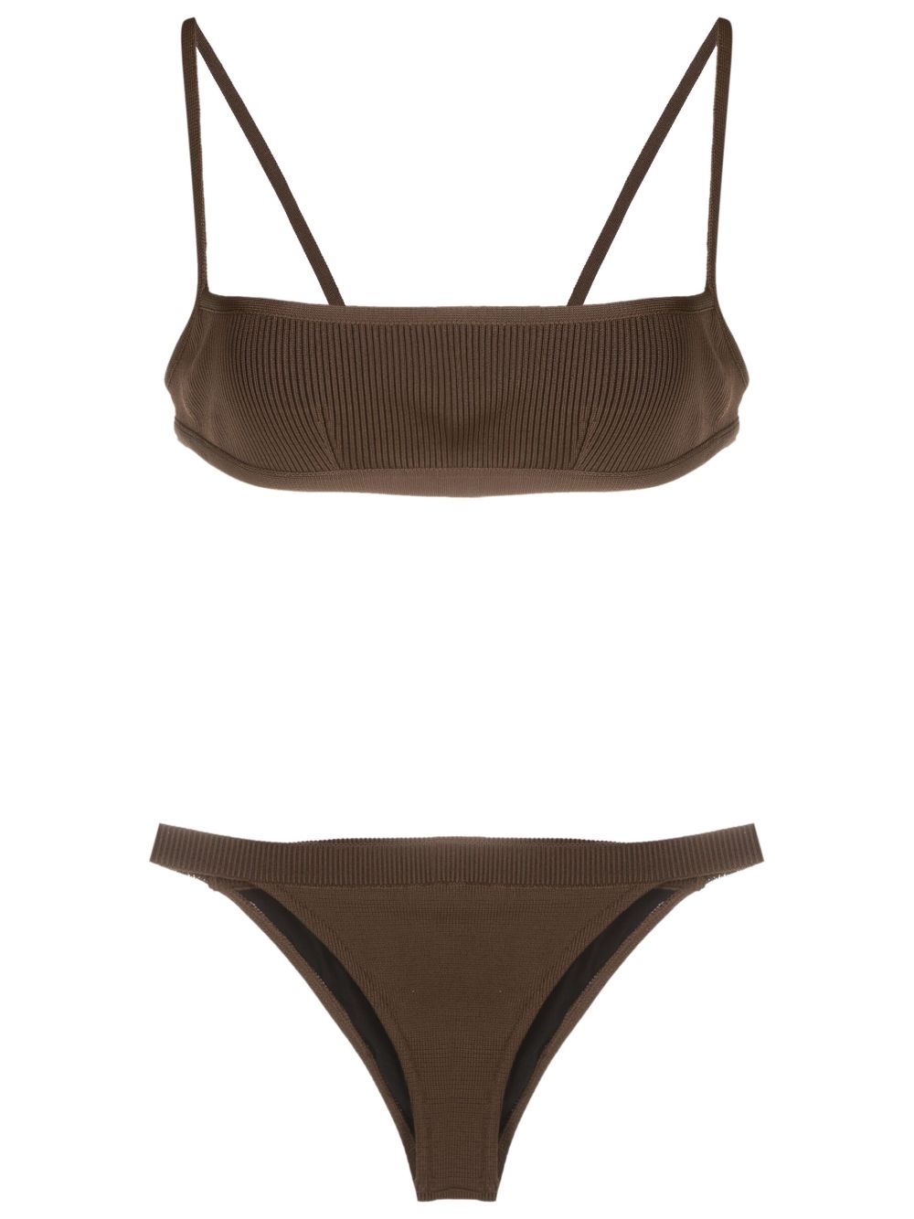 Osklen Gerippter Bikini In Brown