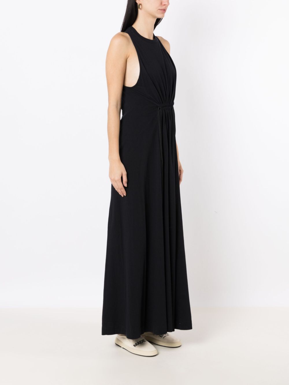 Osklen Maxi-jurk met trekkoord Zwart
