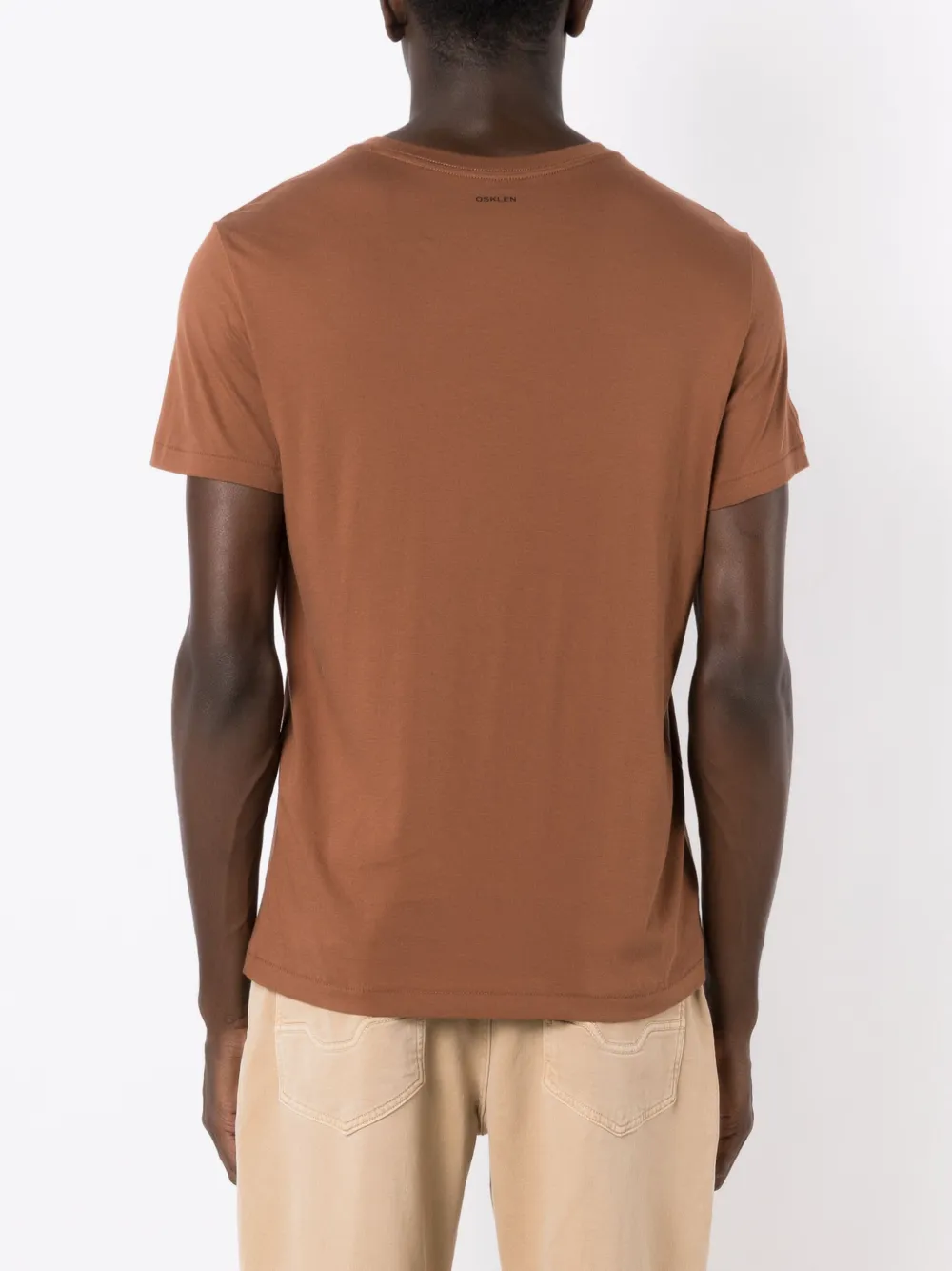Osklen T-shirt met ronde hals Bruin