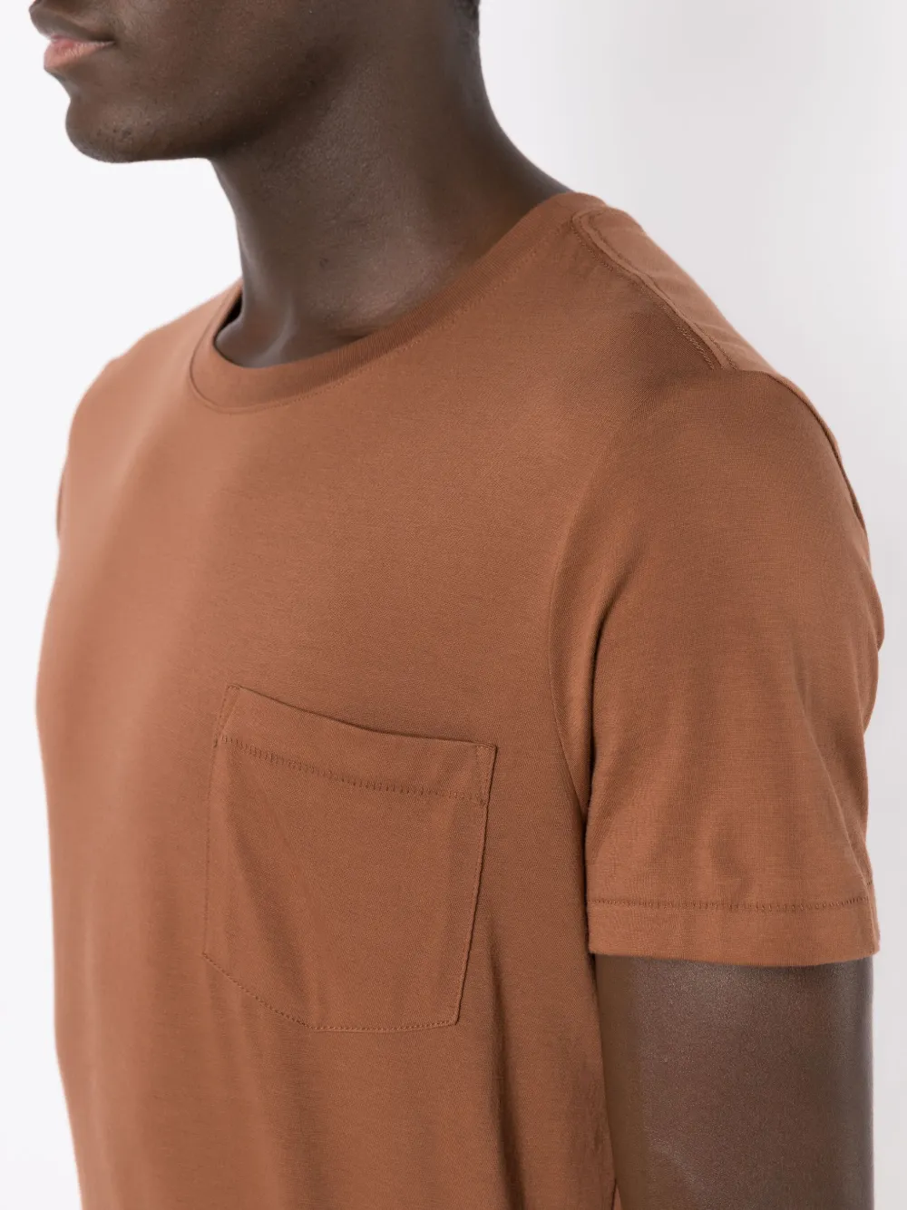 Osklen T-shirt met ronde hals Bruin