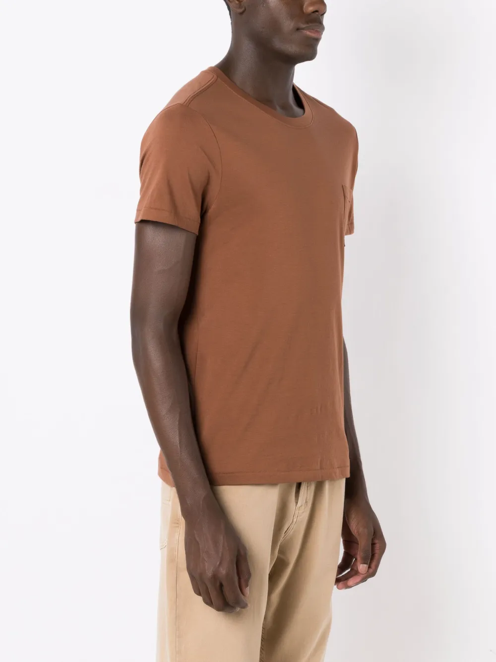 Osklen T-shirt met ronde hals Bruin