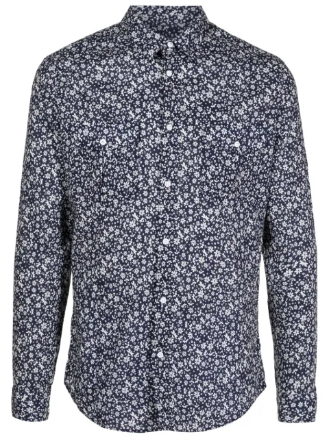 Osklen Camisa floral de algodão stretch